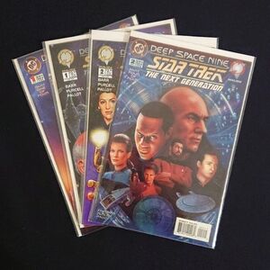 Malibu DC - Star Trek Deep Space Nine Comic Book Mini Series - Set of 4